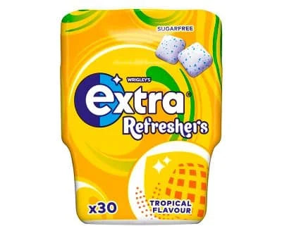 Wrigleys Extra Refreshers Tropical Bottle(30's) 6 x 67g