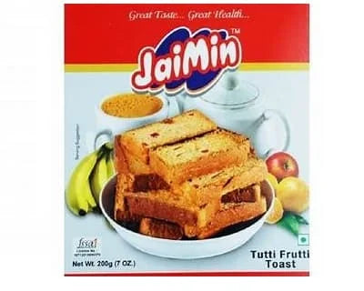 Jaimin Tutty Fruity Rusk 6 x 200g