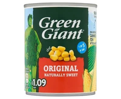 Green Giant Original Corn 12 x 198g