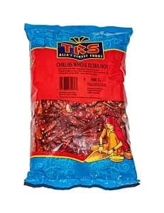 TRS Chillies Whole Ex Hot Red 6 x 400g