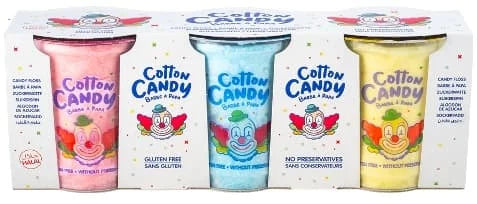 Soho Tripack Cotton Candy (S/berry/Bubblegum/Banan 20 x 60g