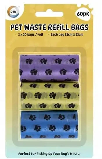 DID Pet Waste Refill Printed Bags 1s