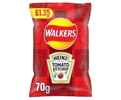 Walkers Heinz Tomato Ketchup 18 x 70g
