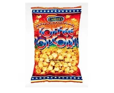 Ginni Popcorn - Toffee 10 x 150g