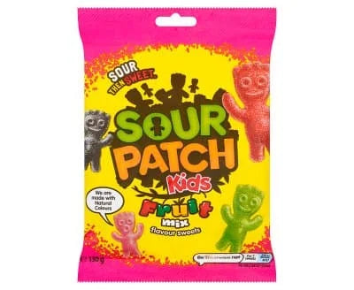 Sour Patch Kids Fruit Mix 10 x 130g