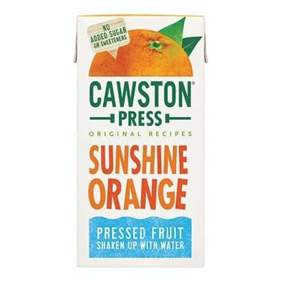 Cawston Press Sunshine Orange Juice 18 x 200ml