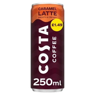 Costa Coffee Latte Caramel 12 x 250ml