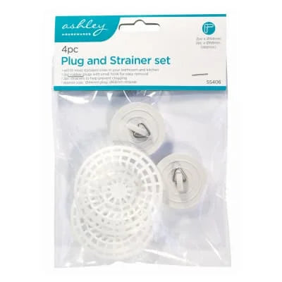 Ashley Plug and Strainer Set 4pc