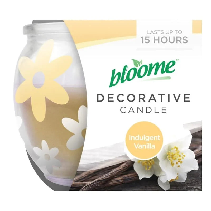 Bloome Decorative Candle - Indulgent Vanilla(15H) 12pk