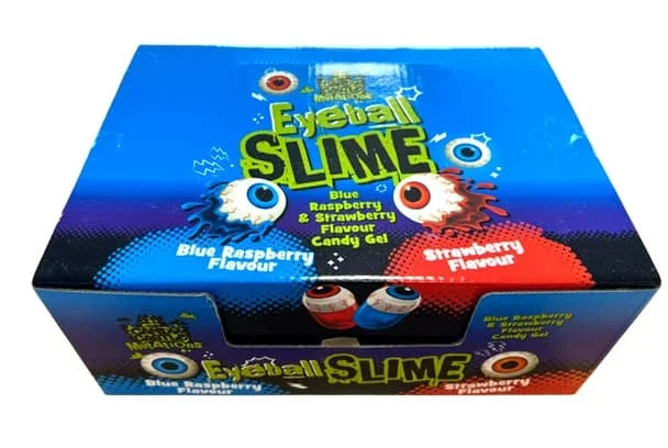 Candy Castle Eyeall Slime Blue Rasp/Strb Gel Candy 12 x 100g