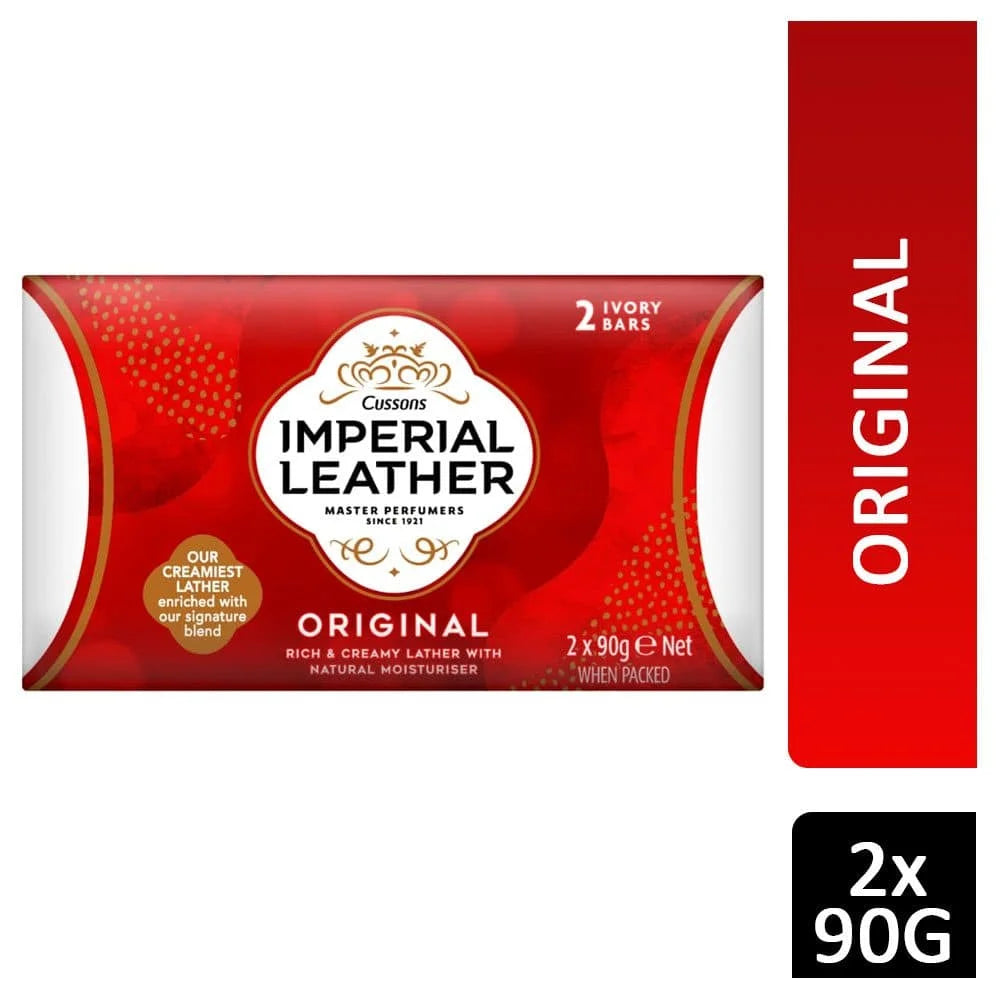 Imperial Leather Soap Original Twin PK 9 x 90g