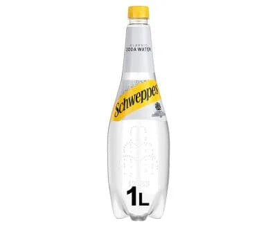 Schweppes Soda Water 6 x 1ltr