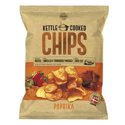 Kettle Cooked Chips - Paprika 8 x 150g