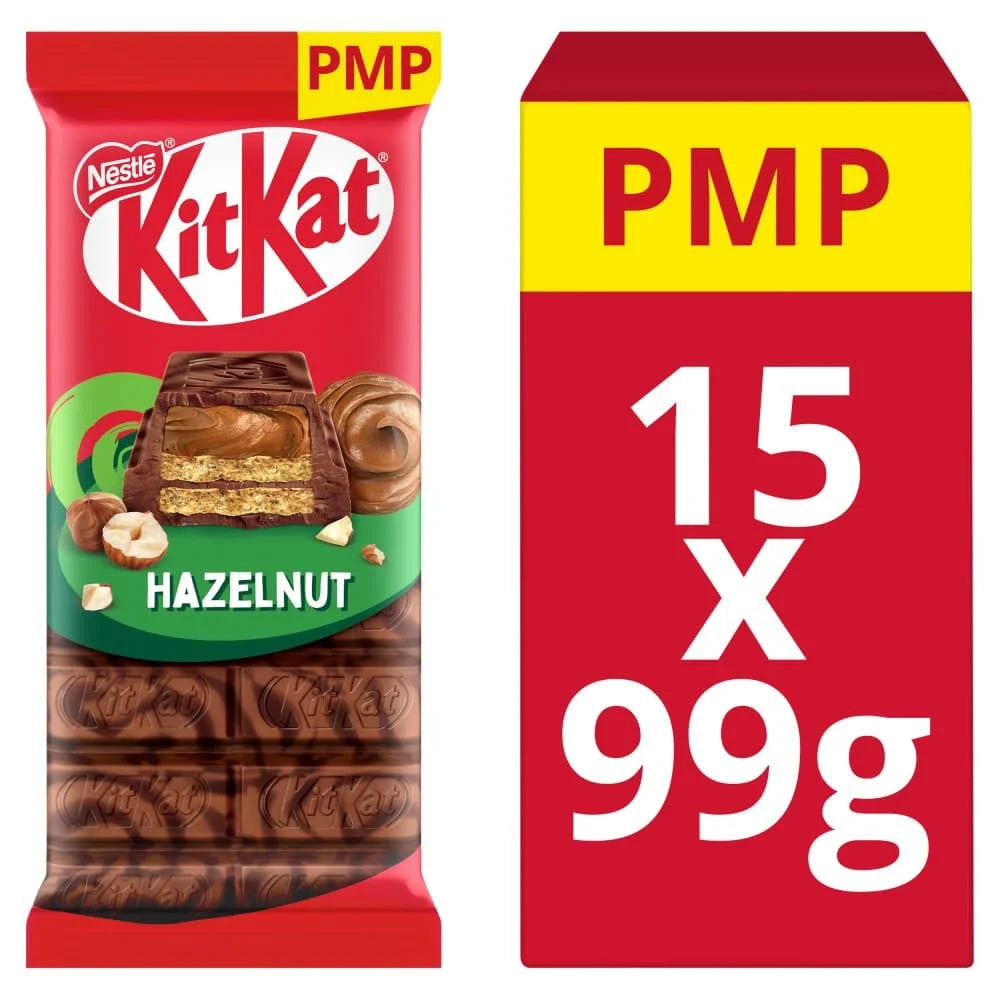 Kit Kat Hazelnut Sharing Block 15 x 99g