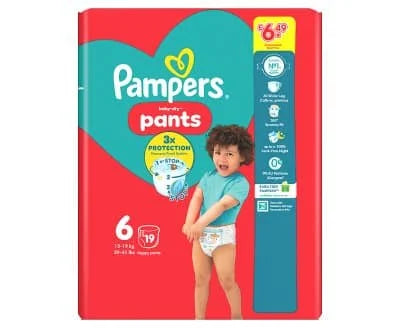 Pampers Nappy Pants S6 4 x 19s