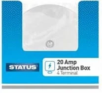 Status 20A Round Junction Box 1s
