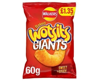 Wotsits Giants Sweet & Spicy Flamin' Hot 18 x 60g