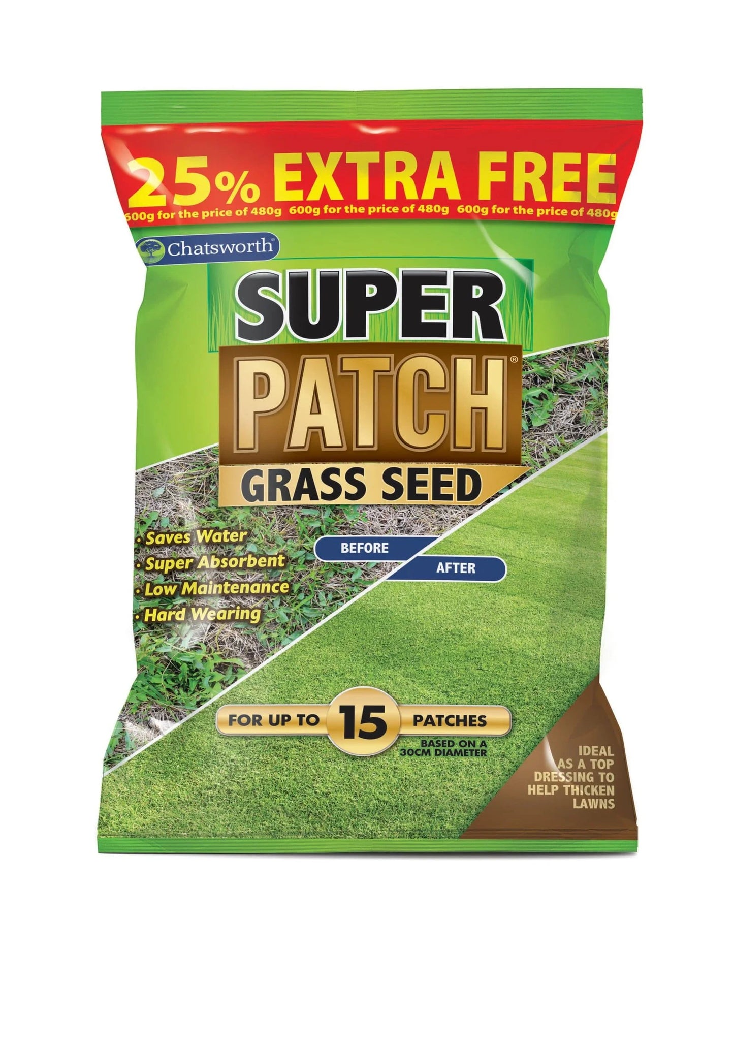 Super Patch Grass Seeds 600g