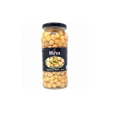 Mirva Chick Peas In Jar 12 x 540g