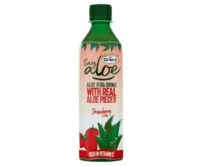 Grace Aloe Vera Drink - Strawberry 12 x 500ml
