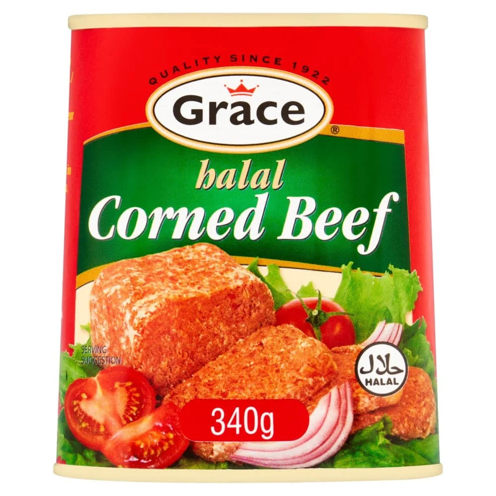 Grace Halal Corned Beef 6 x 340g
