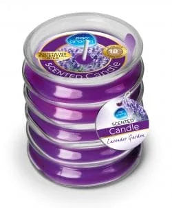 Pan Aroma Ribbed Glass Candle - Lavender Garden Single