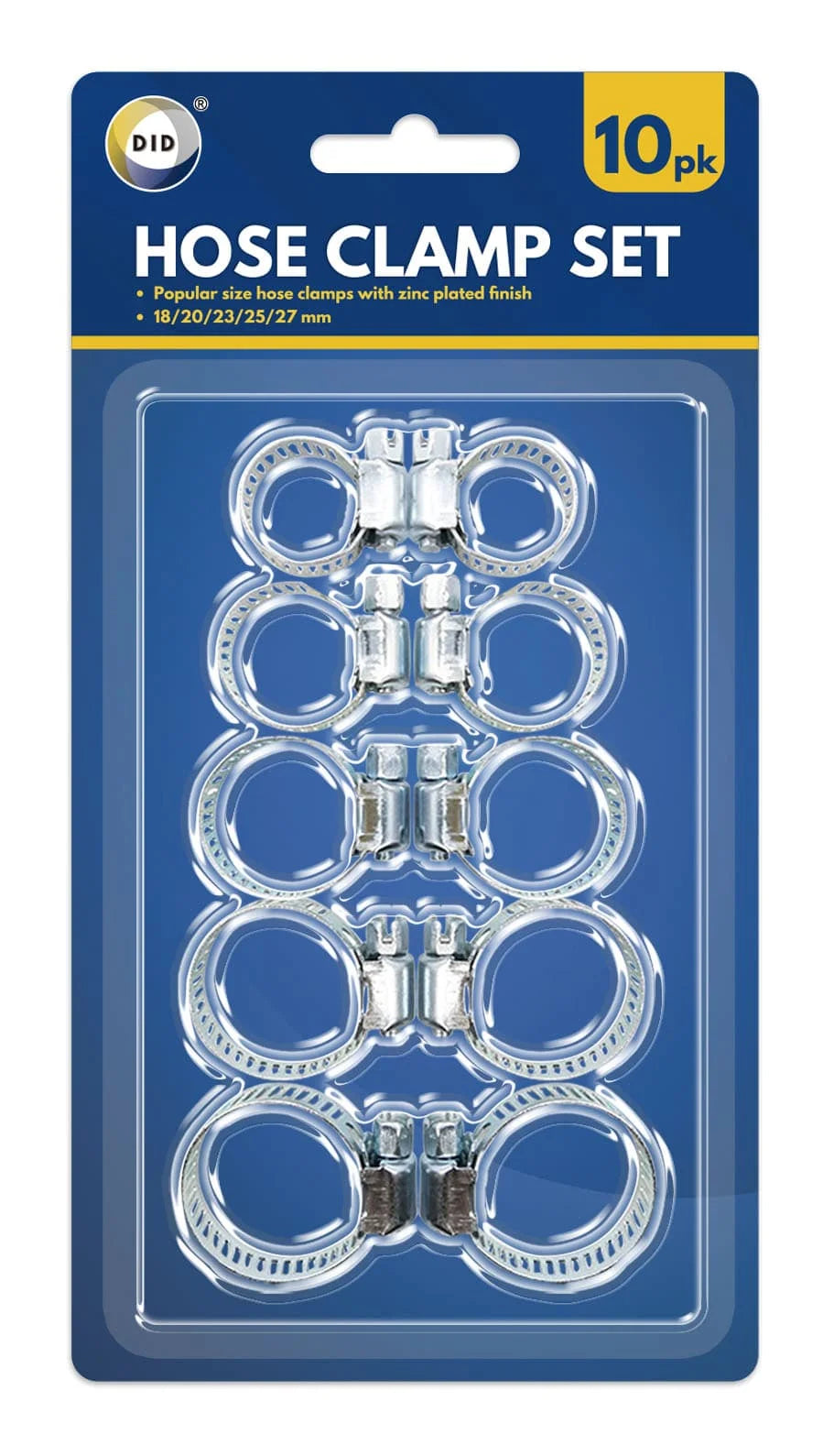 Dina Hose Clamp Set 10pcs Single