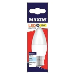 Maxim LED Candle DL BC 25w 10s