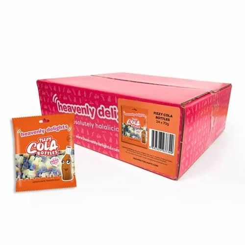 HD Fizzy Cola Bottles 24 x 70g
