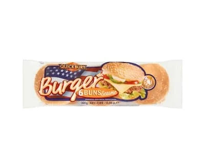 Quickbury Seasame Buns 300g