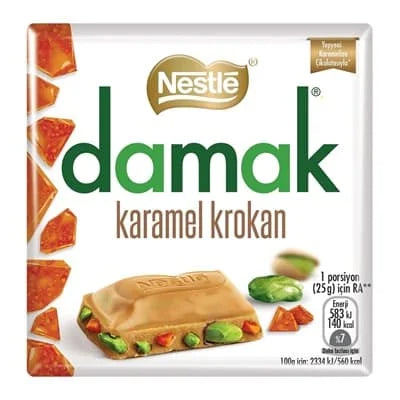 Nestle Damak Caramel Croquant Chocolate 6 x 60g