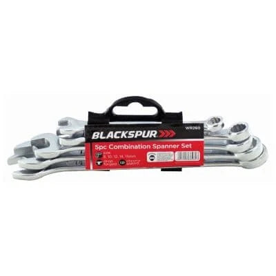 Blackspur Combi Spanner Set 5pk 5pcs