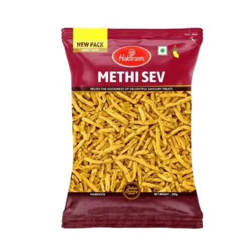 Haldirams Namkeen Methi Sev 10 x 200g