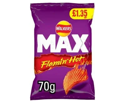 Walkers Max Flaming Hot 15 x 70g