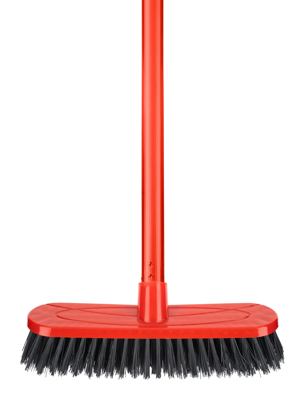 Zoom Red Hard Broom With Handle Single