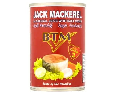 BTM Jack Mackerel in Brine 12 x 425g