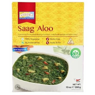 Ashoka H&E Saag Aloo 2for3 10 x 280g