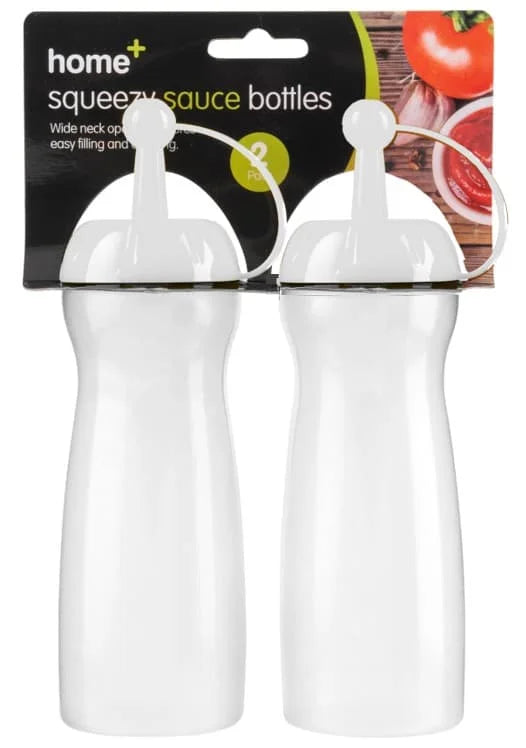 Home+ Squeezy Sauce Bottles 2s