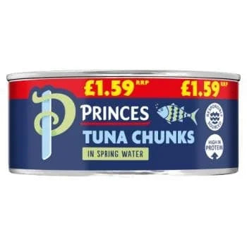 Princes Tuna Chunks In S/Water 12 x 145g