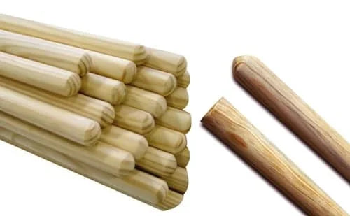 Eco Wise Pine Wood Mop Sticks 25s 25 x 1s