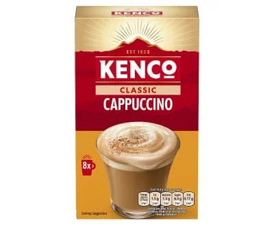 Kenco Cappuccino Instant Coffee Sachets 5 x 118.4g