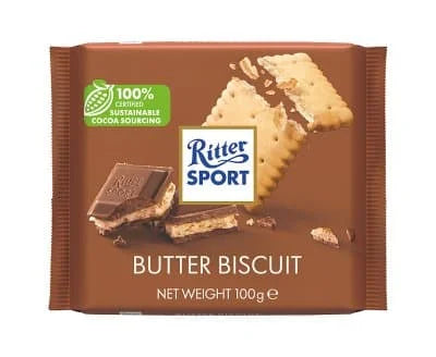 Ritter Sport Butter Biscuit 5 x 100g