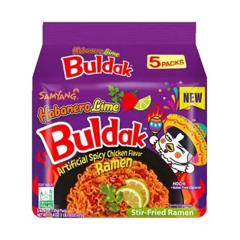Samyang Habanero Lime Buldak Noodles 675g