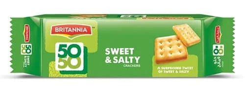 Britannia 50-50 Sweet & Salty 2for79p 24 x 62g