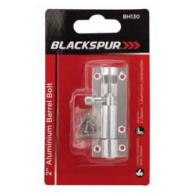 Blackspur Aluminium Barrel Bolt 1s