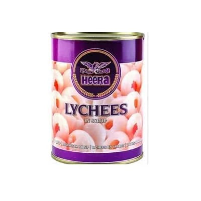 Heera Lychees Whole In Syrup 24 x 567g
