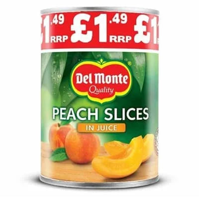 Delmonte Peach Slices In Juice 6 x 415g