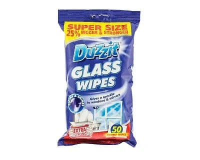 151 Duzzit Glass Wipes 50s 50s
