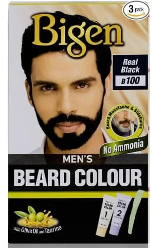Bigen Beard Real Black 100 3 x 1s