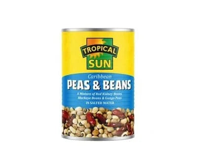 Tropical Sun Peas & Beans Tins 12 x 400g